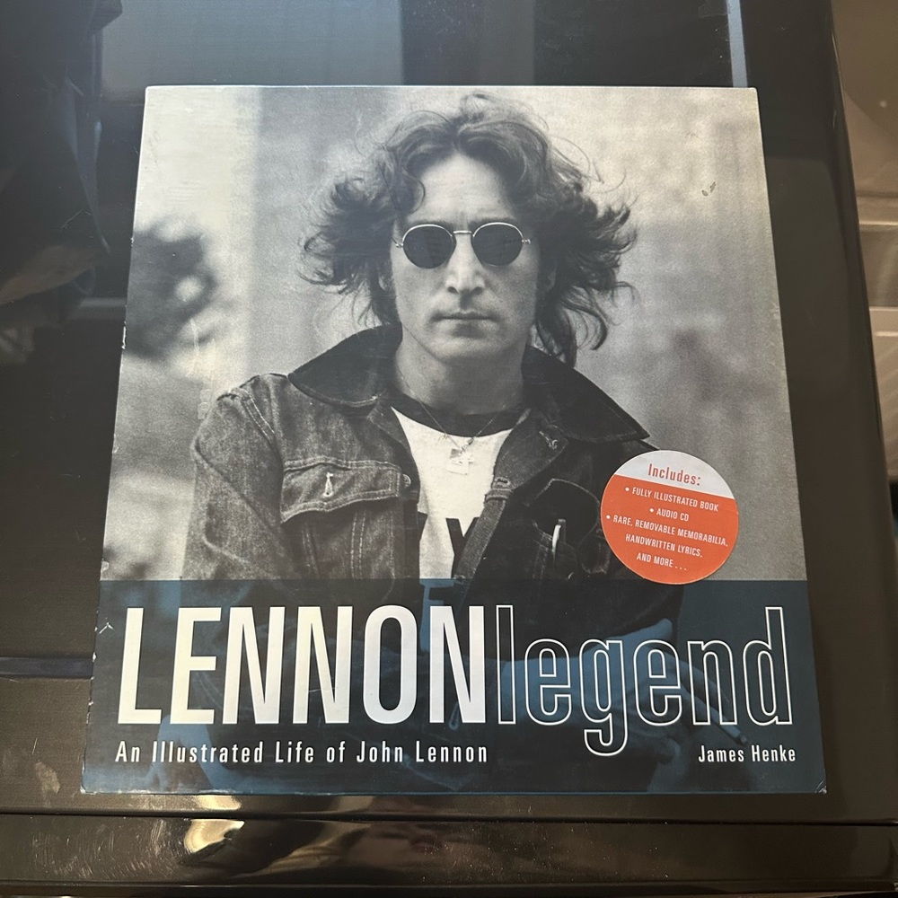John Lennon Legend Illustrated book